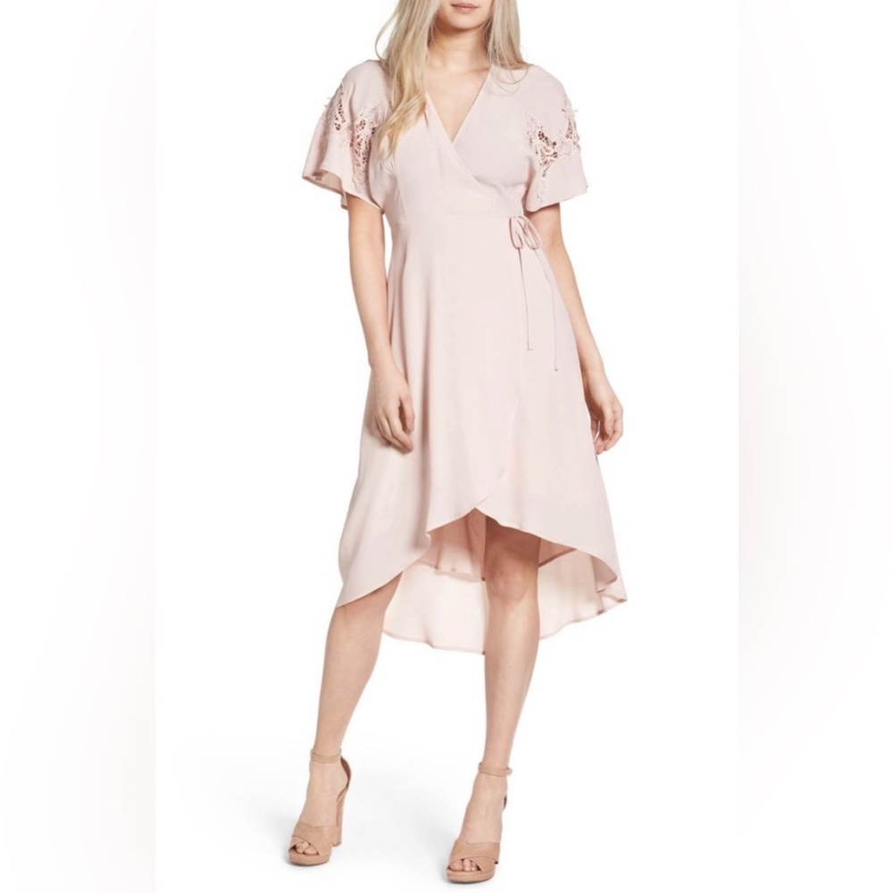 Astr the Label. Blush Pink Maxi Dress
